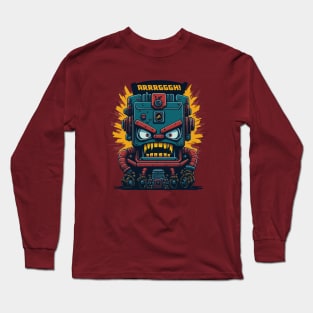 Angry Robot Long Sleeve T-Shirt